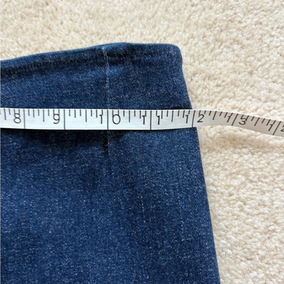 Vintage unbranded stretchy super skinny paisley leggings with zipper back, sz 24 - Picture 3 of 4